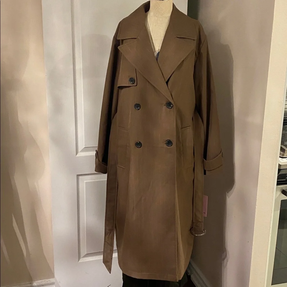 Avec Les Filles Chocolate trench coat L - Picture 3 of 10